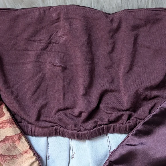 Free People Botanical Maxi Dress in Wine Combo - Picture 16 of 16